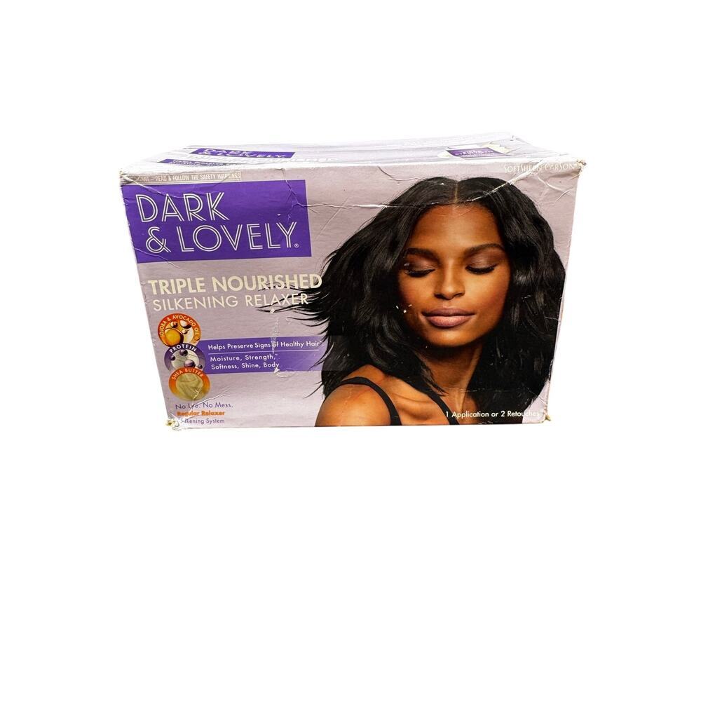 NWT Dark & Lovely Triple Nourishing Silkening Relaxer-1 application & 2retouches